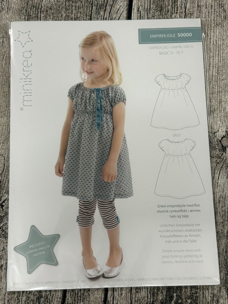 Schnittmuster Empirekleid (0-10 JAHRE)